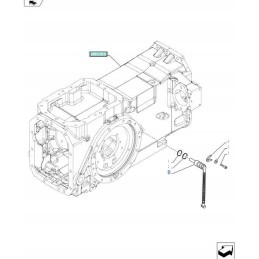 Jutiklis new holland t6 t7 korpusas puma 84285805 cnh