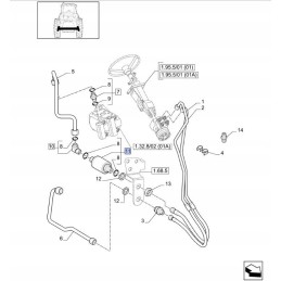 Filtras new Holland t6 t6000 cnh 84169702