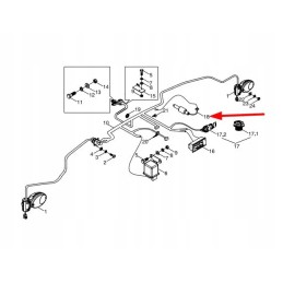 Tb550 484 2 stabdžių žibintų jungiklis 2 kontaktai