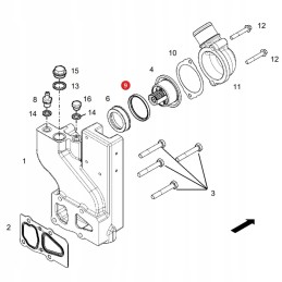 Tarpinis žiedas fendt f836200610210 originalus