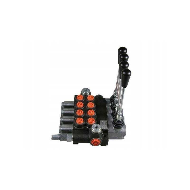 Keturių sekcijų hidraulinis skirstytuvas 4 40l mot