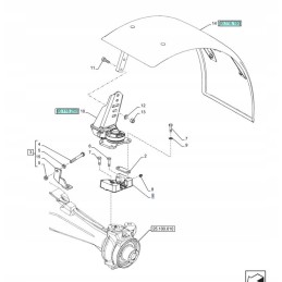 New Holland T4 T5 sparno laikiklis TLA kairysis 47132
