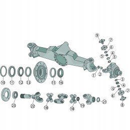 Poveržlė 0 5 mm dėklas ih 72702412 granitas