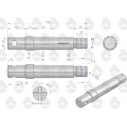 Kėlimo svirties kaištis C 385 originalus Ursus