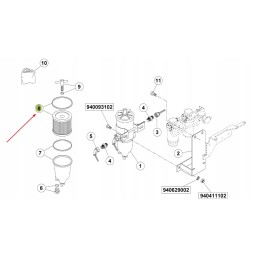 0011316040wp001 variklio kuro filtro įdėklas