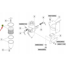 0011321730 variklio kuro filtras