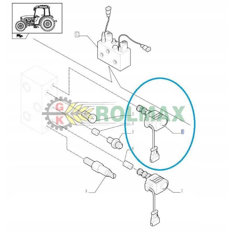 Solenoidinis vožtuvas new Holland t4 tn 5188937