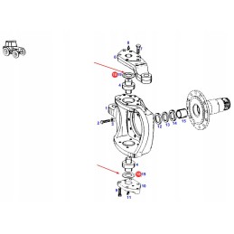 F178302020311 ašies mazgo atstumas 2 55 mm