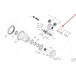 Tf1004 391 05a speciali poveržlė palydoviniam krepšiui