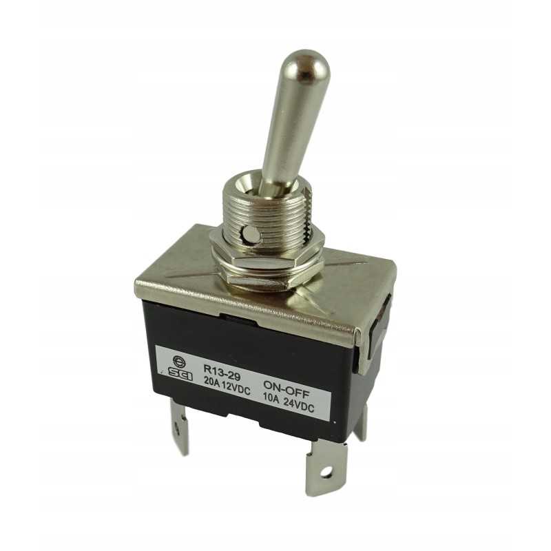 Išjungtas 4 kontaktų perjungimo jungiklis