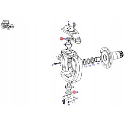 F178302020313 ašies atramos tarpiklis 2 7 mm