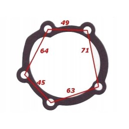 Vandens siurblys 19327 42100 yanmar 3d84 variklis