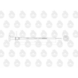 Variklio gesinimo kabelis l 850mm 1874438m1 mf