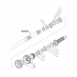 Sinchronizatorius new holland fiat case 5161828 cnh