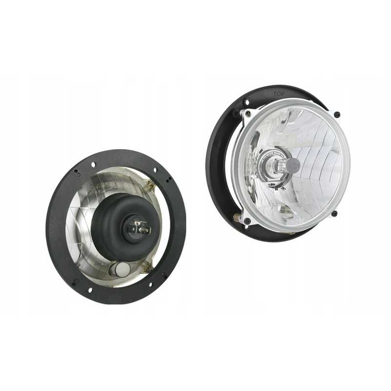 H4 priekinis žibintas, su lempute ir tarpine