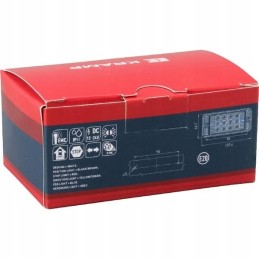 Stačiakampis kombinuotas galinis žibintas 5 kontaktų LED 12 24v