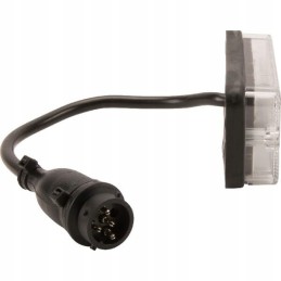 Stačiakampis kombinuotas galinis žibintas 5 kontaktų LED 12 24v