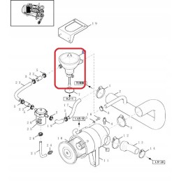 Alyvos separatorius new holland cx tx case ct 84012669