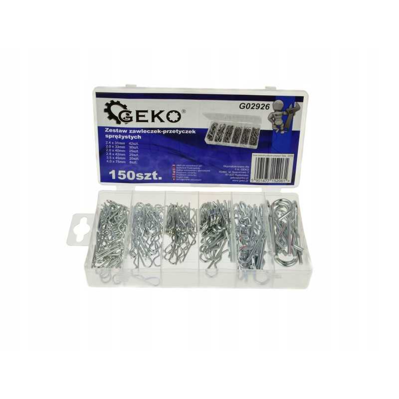 Spyruoklinių kaiščių rinkinys, 150 vnt