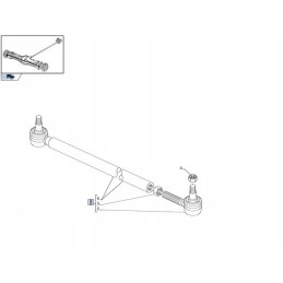 Vairo traukės mazgas New Holland Case 5135076
