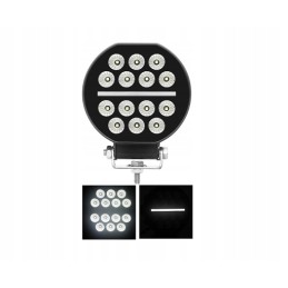 14x apvali LED darbinė lempa traktoriaus autobusui