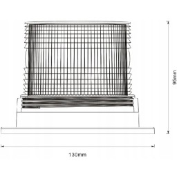LED blykstės lempa 10 110v, prisukama