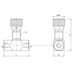 C056v0586 droselio vožtuvas vrfb90 g3 8