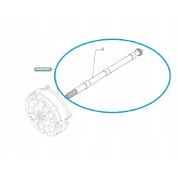 Sankabos velenas naujas holland korpusas 47978666 cnh