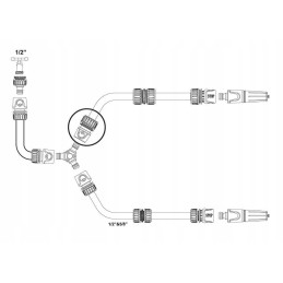 Greita jungtis 3 4 be vandens stabdžio teger moto
