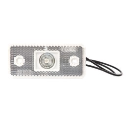 Šoninė gabaritinė lemputė balta LED 12 24v buvo w17d