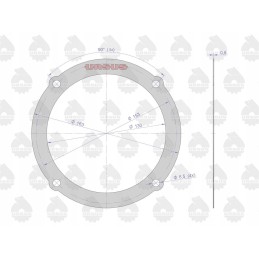 Galutinių pavaros tarpiklių rinkinys 50528020 50