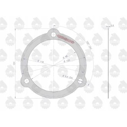 Galutinių pavaros tarpiklių rinkinys 50528020 50