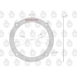 Galutinių pavaros tarpiklių rinkinys 50528020 50
