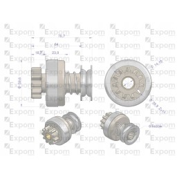 Starterio movos mazgas 054898 starteris