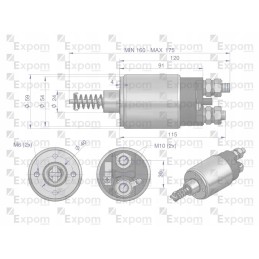 Starterio jungiklis we10a star bizon sw 400 961 001 00 exp