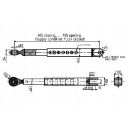 Lva18318n stabilizatorius 405 485 mm