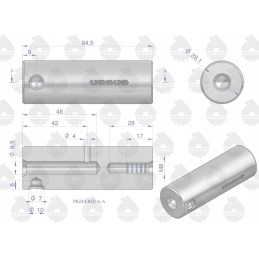 Priekinio disko palydovo kaištis 88175027 881750
