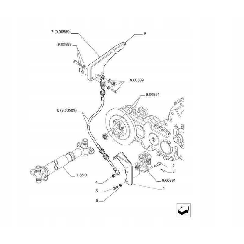 Kabelis new Holland 76092511 cnh