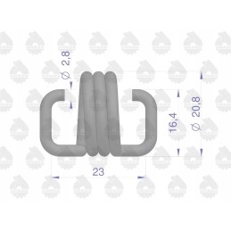 Stabdžių diskų spyruoklė parduodama už 10c 385 ory