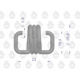 Stabdžių diskų spyruoklė parduodama už 10c 385 ory