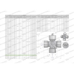 Veleno kryžminė galvutė 30x88 Warynski šoninis tepimas