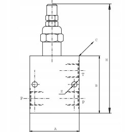 Perpildymo vožtuvas vmp 1 2 60l min