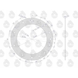 Galinės ašies vamzdžio tarpiklis krazelitas 0 5mm c 33