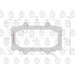 Vairo kolonėlės tarpiklis krazelitas 0 8mm c 33