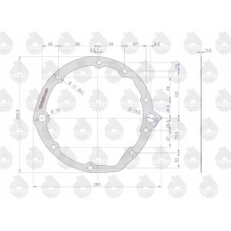 Kėlimo siurblio sandariklis 95462 krazelitas 0 8mm c