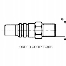 Išvertimo cilindras su guoliu, trijų pakopų eiga, 500 m