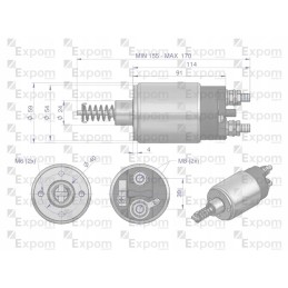 Starterio jungiklis we11h we11b 9620