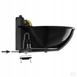 Šildoma ketaus gertuvė 111 su vamzdžio vožtuvu