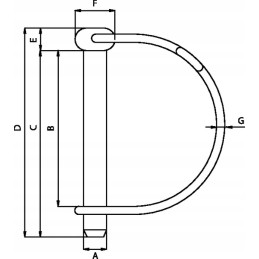 Vamzdinis kaištis 8 x 60 mm