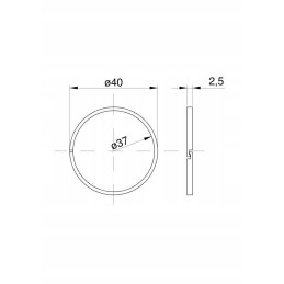 Stūmoklio žiedas, kardaninis velenas 80126095 C 385 Prima
